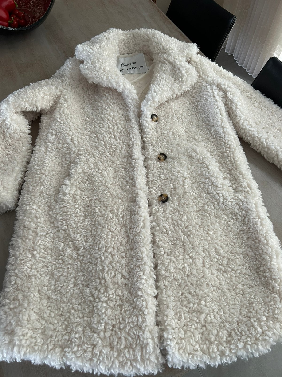 Winterjas, teddy, Ophalen, Zo goed als nieuw, Maat 42/44 (L)