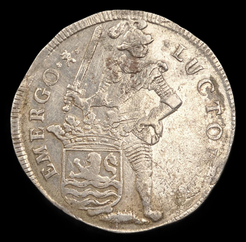 1690 Dubbele daalder van 10 Schelling Zeeland, Postzegels en Munten, Vóór koninkrijk, Verzenden, Zilver, Overige waardes