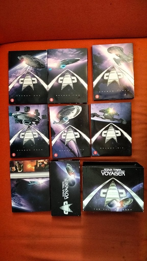 DVDbox Star Trek Voyager, Gebruikt, Verzenden, Science Fiction en Fantasy, Italiaans