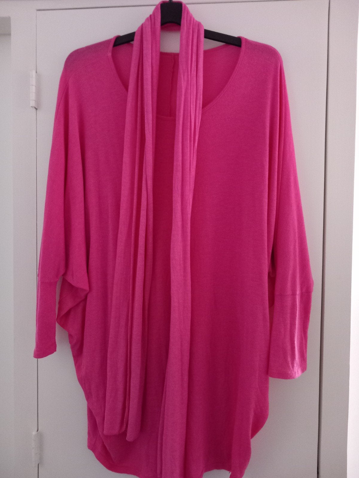 Nieuw! Roze dunne trui+bijbehorend sjaaltje, mt xxl, Ophalen of Verzenden, Zo goed als nieuw, Roze, Trui of Vest