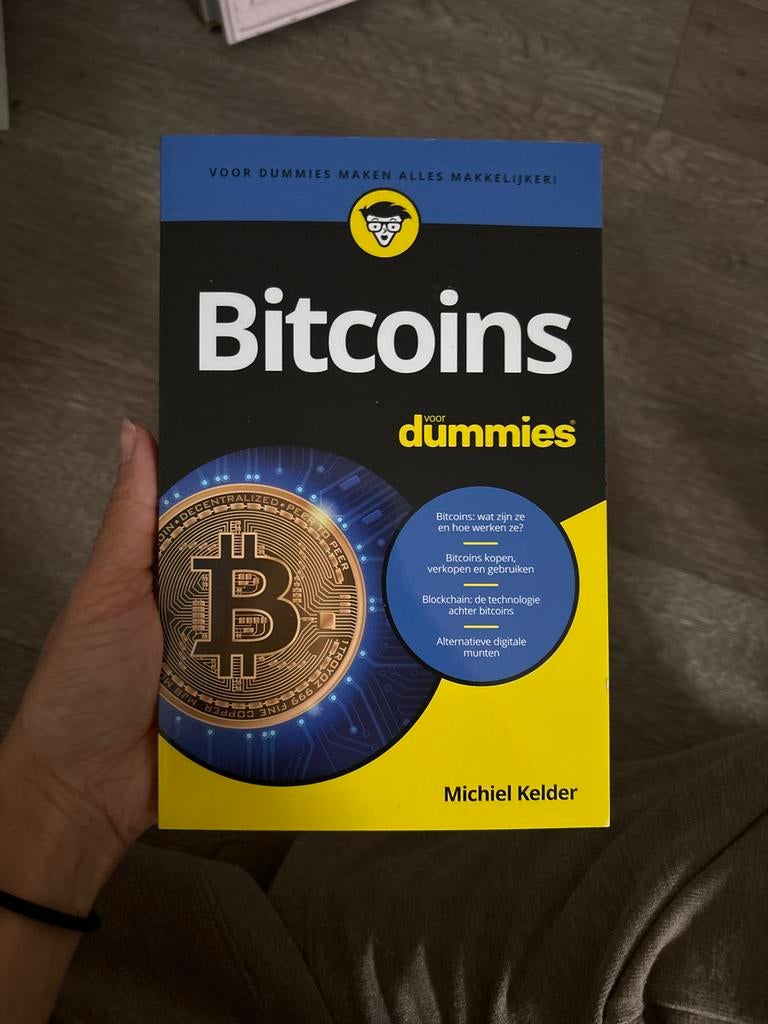 Bitcoins voor Dummies - Leer alles over crypto, Ophalen of Verzenden, Zo goed als nieuw, Overige onderwerpen