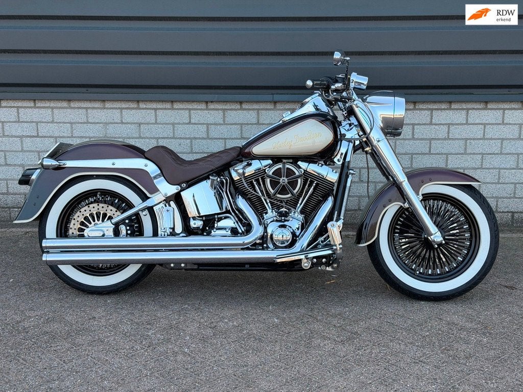 Harley Davidson 88 FLSTC Heritage Classic CUSTOM fatspokes!, Motoren, Motoren | Harley-Davidson, Chopper, Bedrijf, 1449 cc, Meer dan 35 kW
