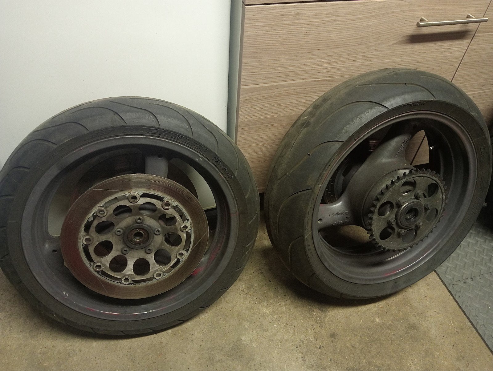 Set wielen Suzuki GSX-R 750 W 1993, Ophalen, Gebruikt