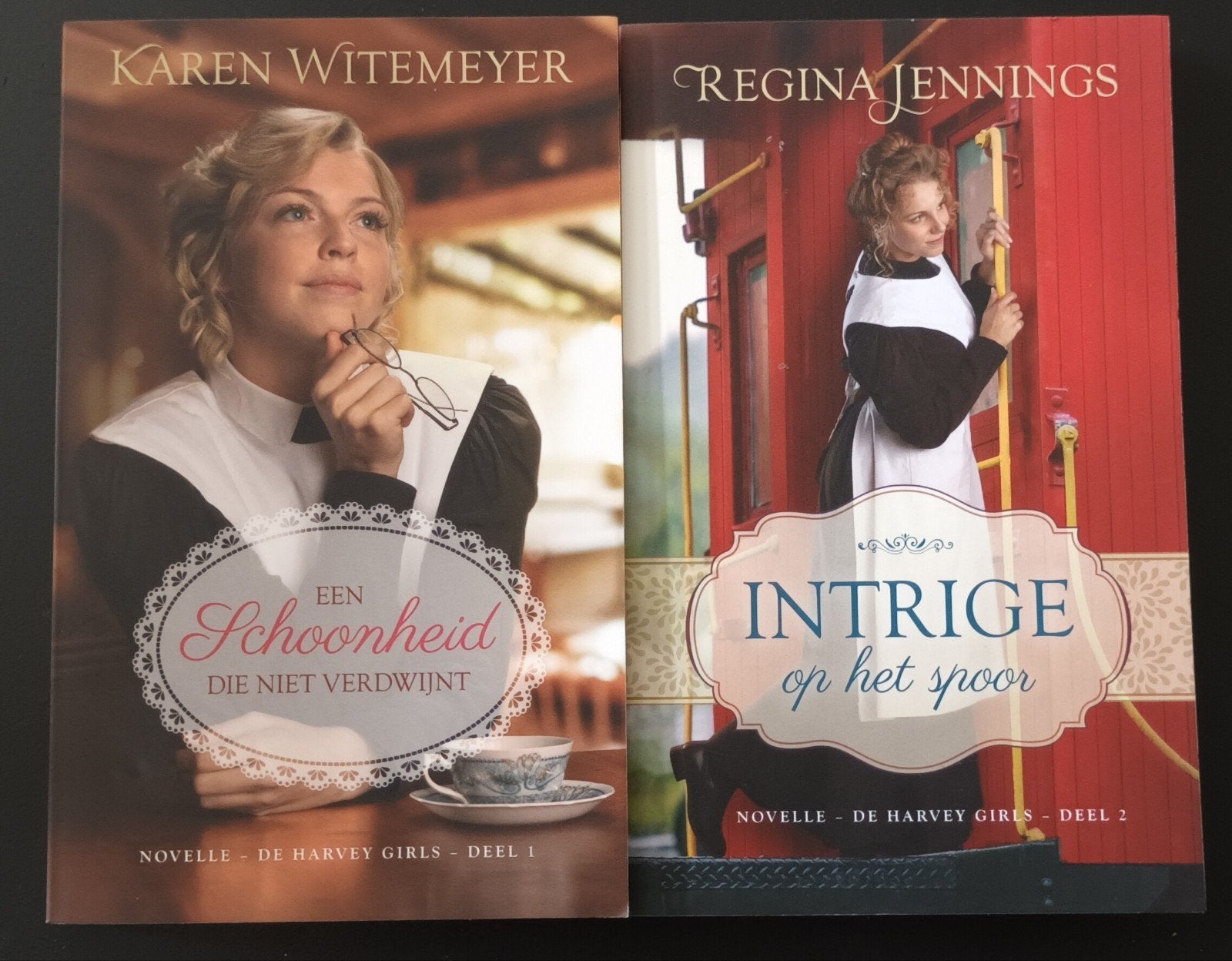 De Harvey girls. Karen Witemeyer/ Regina Jennings, Ophalen of Verzenden, Zo goed als nieuw