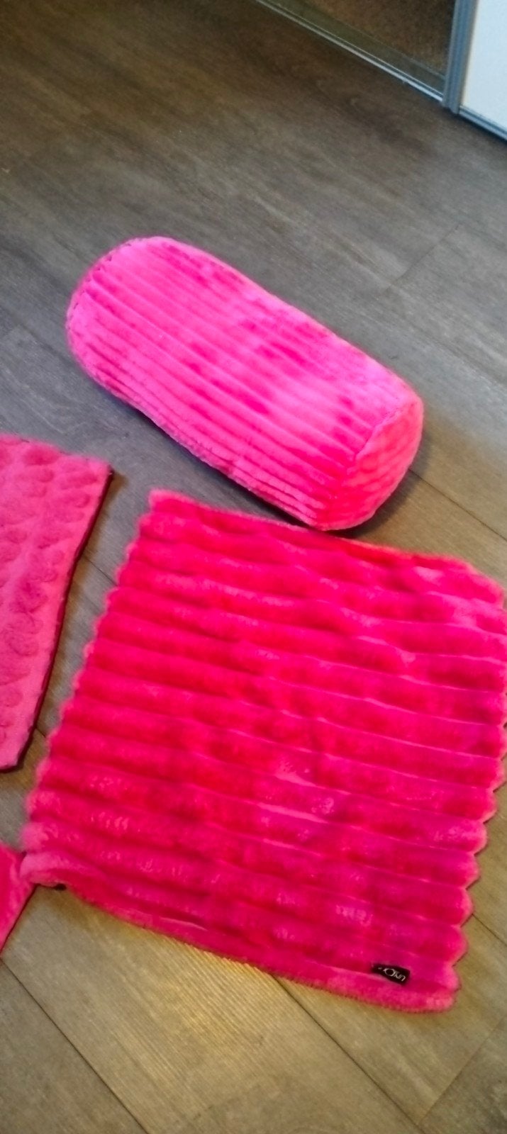 Roze kussenset:, Huis en Inrichting, Overige merken, Gebruikt, Ophalen of Verzenden, Rolkussen