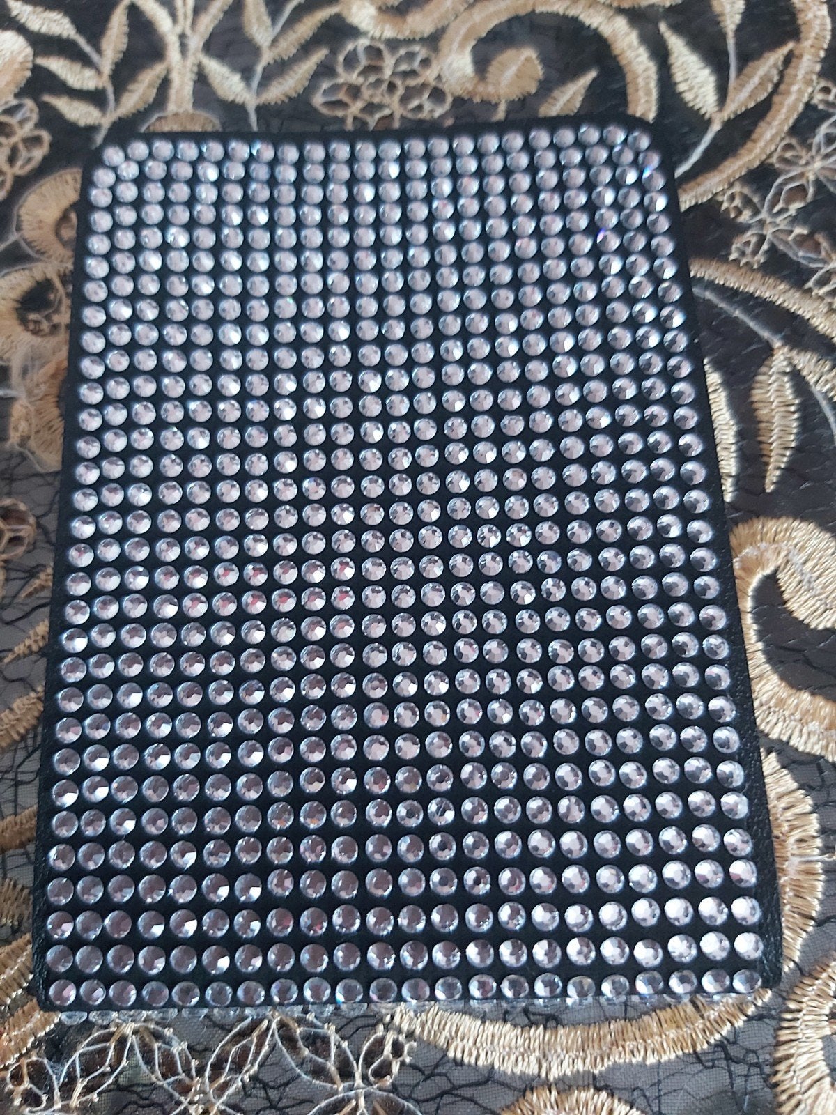 Nieuw rijbewijs mapje met witte diamantjes, Verzenden, Nieuw, Wit