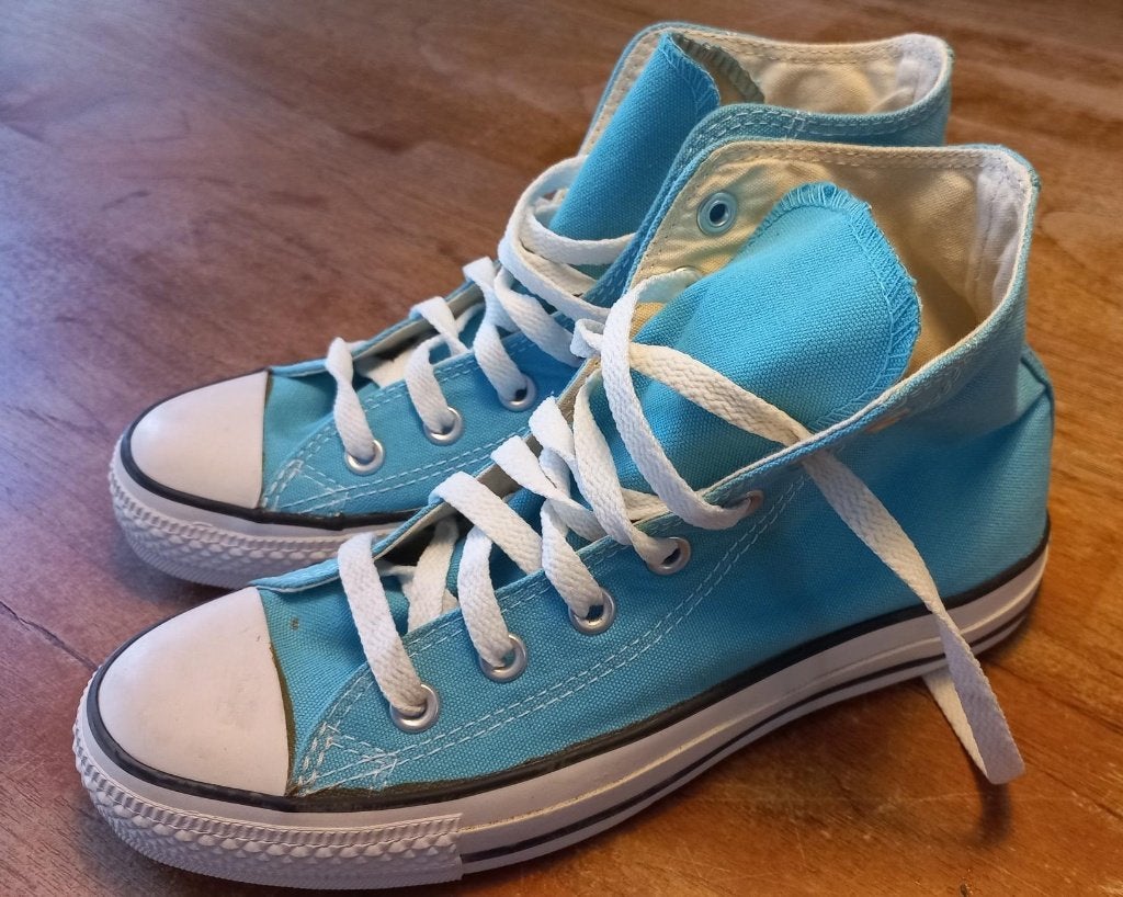 Converse Chuck Taylor All Star High Top 'Neon Blue', Ophalen, Blauw, Converse All Star, Sneakers of Gympen