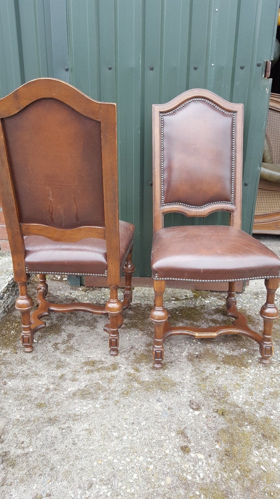 6 klooster stoelen, Ophalen