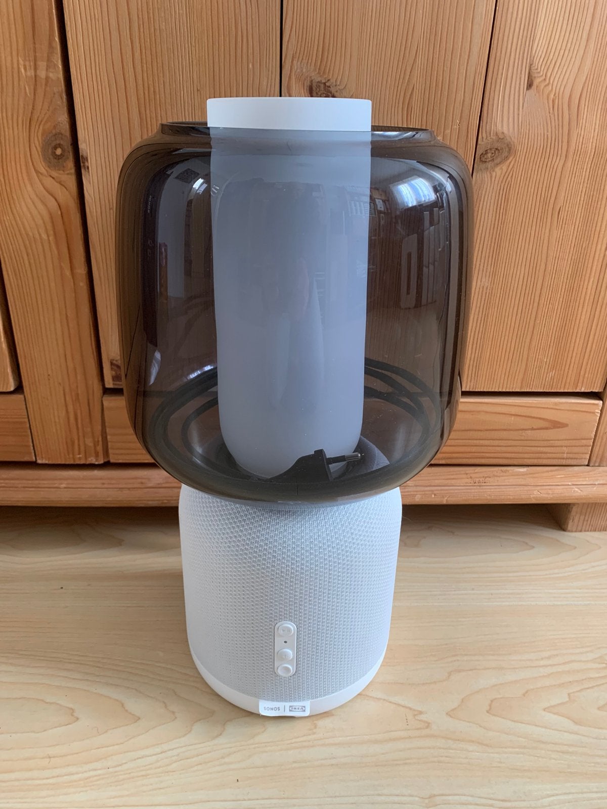 Sonos - Ikea Symfonisk tafellamp (wit)., Ophalen, Stereo speakers, Geschikt voor surround/home cinema, Zo goed als nieuw