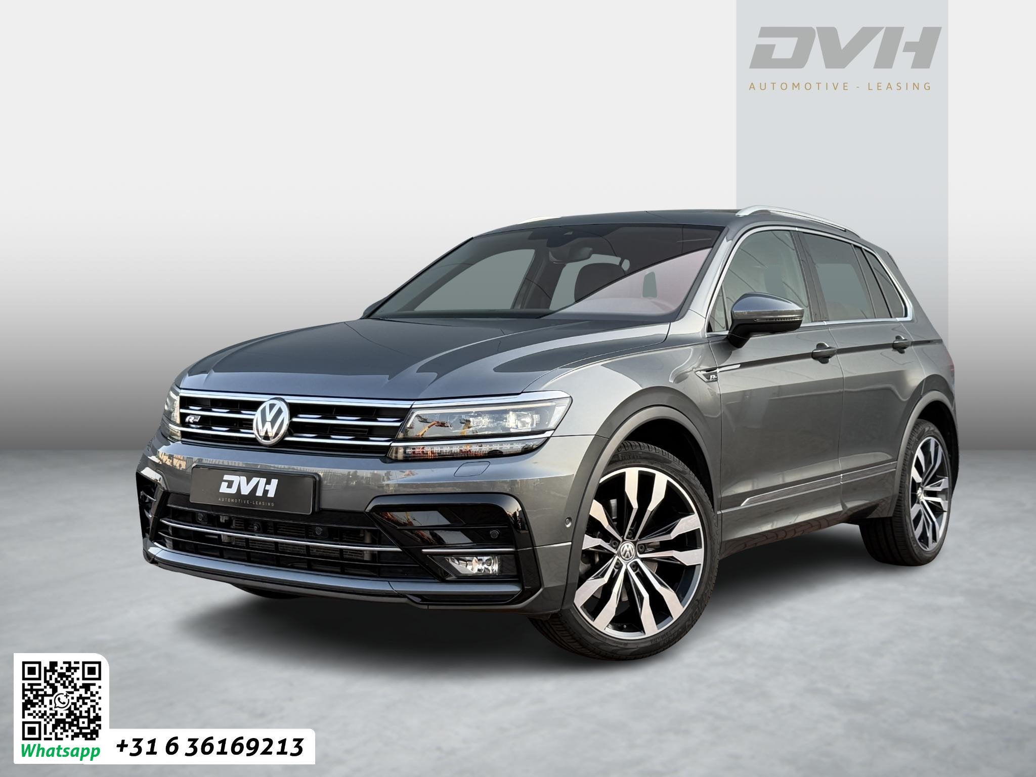 Volkswagen Tiguan 2.0 TSI 4Motion R-Line PANO | LEDER | 360, 4 cilinders, 1984 cc, Leder, Bedrijf