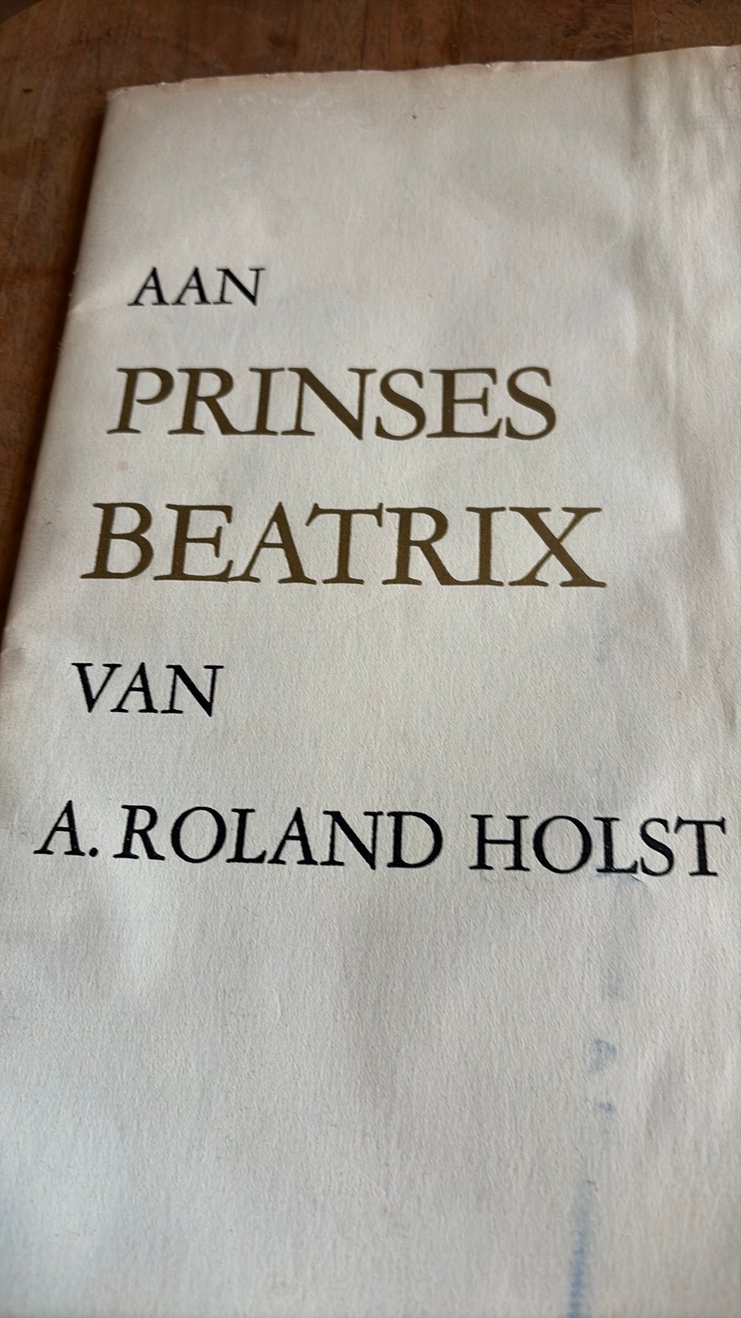 Boek met gedichten Bestrix Roland Holst Philips, Boeken, Ophalen of Verzenden, 1800 tot 2000, Nederland, Landkaart