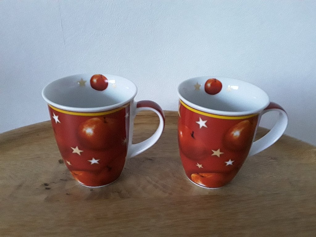 2 kerst bekers, Diversen, Kerst, Ophalen of Verzenden, Zo goed als nieuw