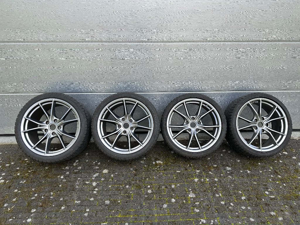 Porsche 911 991 4 velgen met winterbanden 99104460136, Ophalen, Gebruikt, Porsche