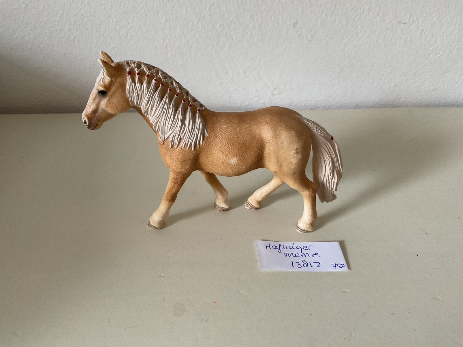 Schleich haflinger merrie 13812, Verzenden, Zo goed als nieuw, Paard, Beeldje of Figuurtje