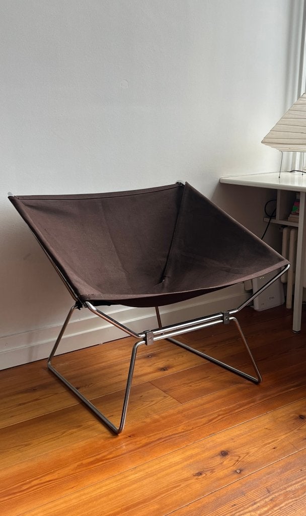 Pierre Paulin AP-14 "Anneau" Chair by AP Polak, 1954, Ophalen, Gebruikt, Minder dan 75 cm, Stof