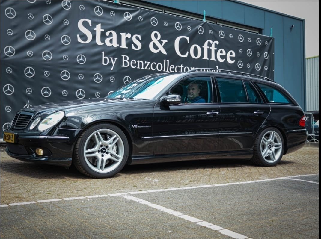 S211 E55 AMG M113K  UNIEK, Auto's, Achterwielaandrijving, Leder, Stationwagon, 1890 kg