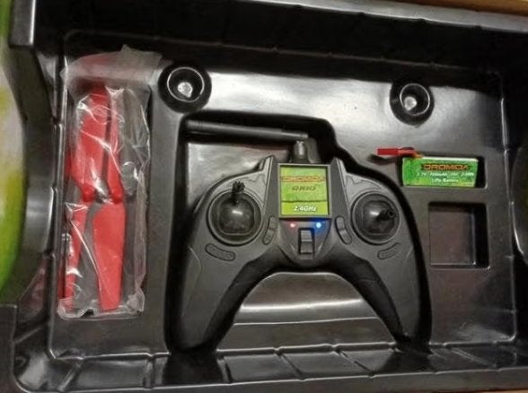 Dromida drone Ominus rood zwart - Compleet met doos, Audio, Tv en Foto, Drones, Ophalen of Verzenden, Zo goed als nieuw