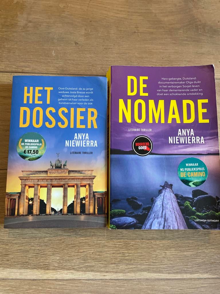 Anya Niewierra: Het Dossier & De Nomade (Literaire Thrillers, Boeken, Thrillers, Zo goed als nieuw, Nederland, Ophalen of Verzenden
