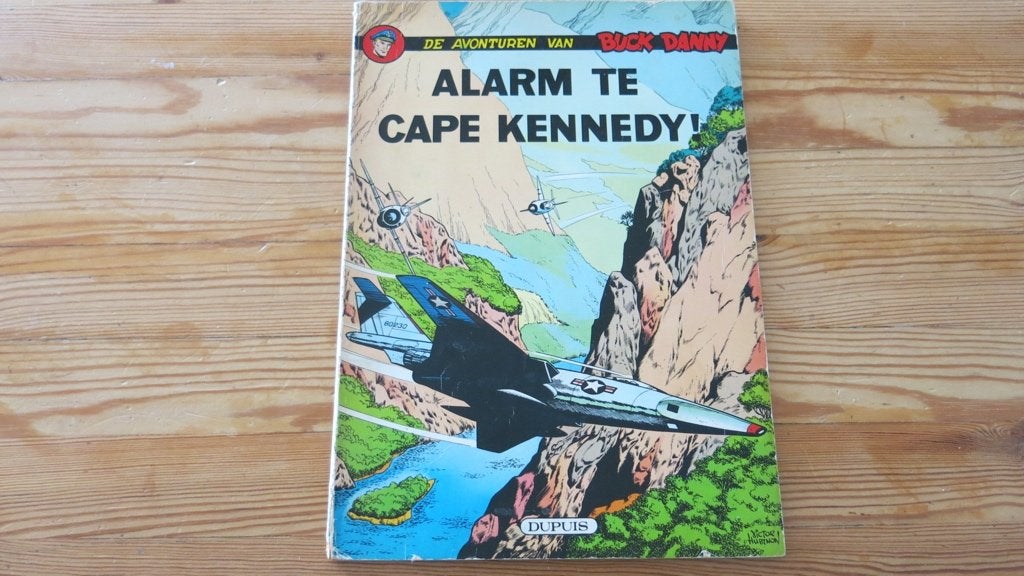Buck Danny - 32 Alarm te Cape Kennedy! (1e druk 1965), Eén stripboek, Ophalen of Verzenden, Zo goed als nieuw