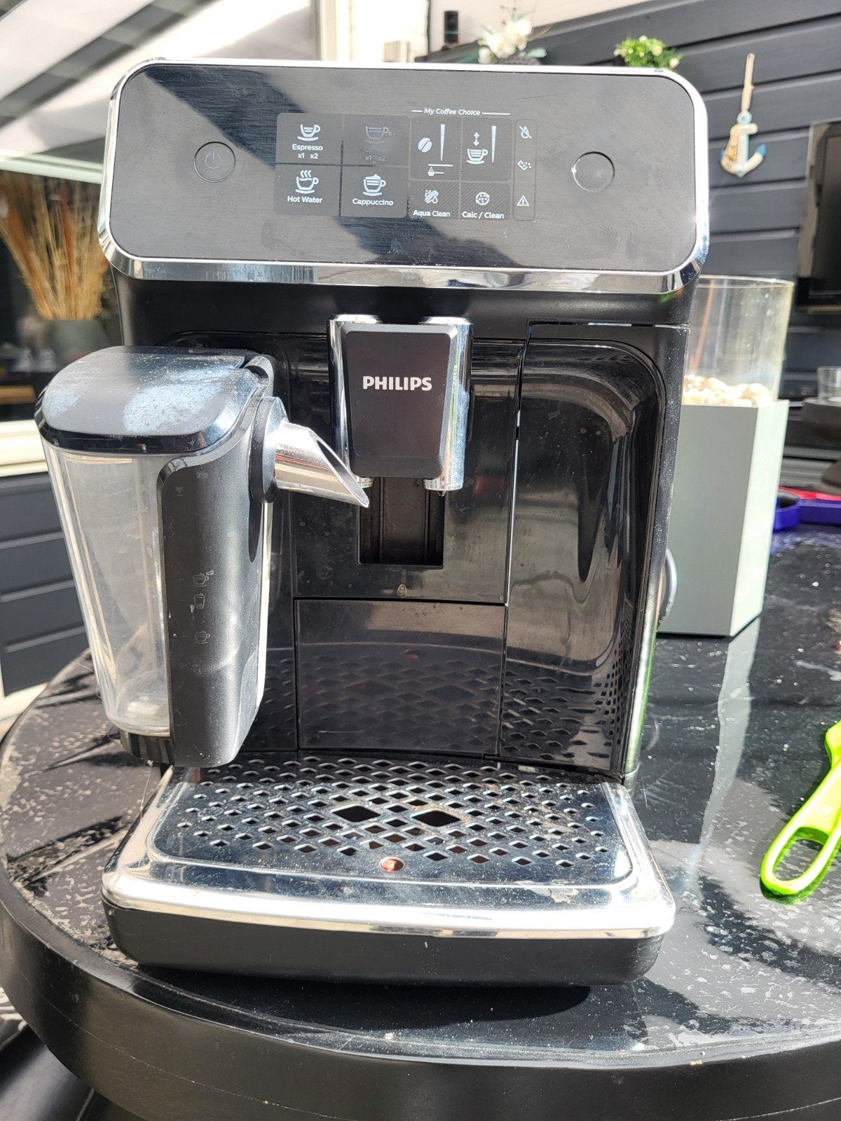 Philips Koffiebonen Machine - Defect voor onderdelen, Koffiemachine, Niet werkend, Afneembaar waterreservoir, Koffiebonen
