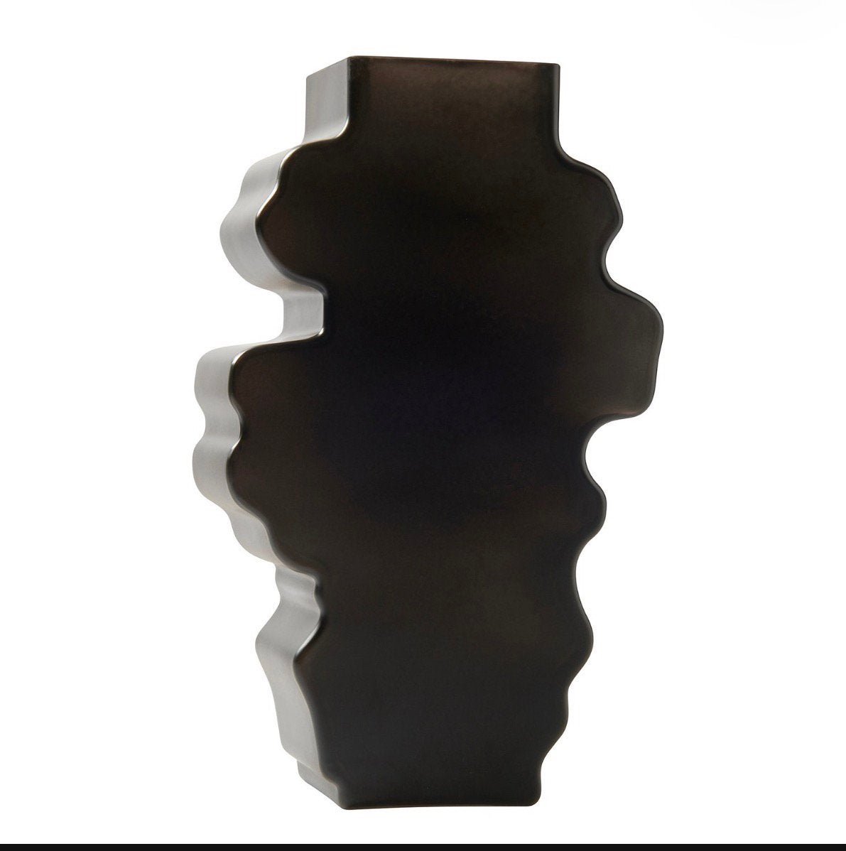 Ikea KONSTRUNDA Vaas, zwart, 28 cm, NIEUW in doos., 28 cm, Zwart, Nieuw, Ophalen of Verzenden