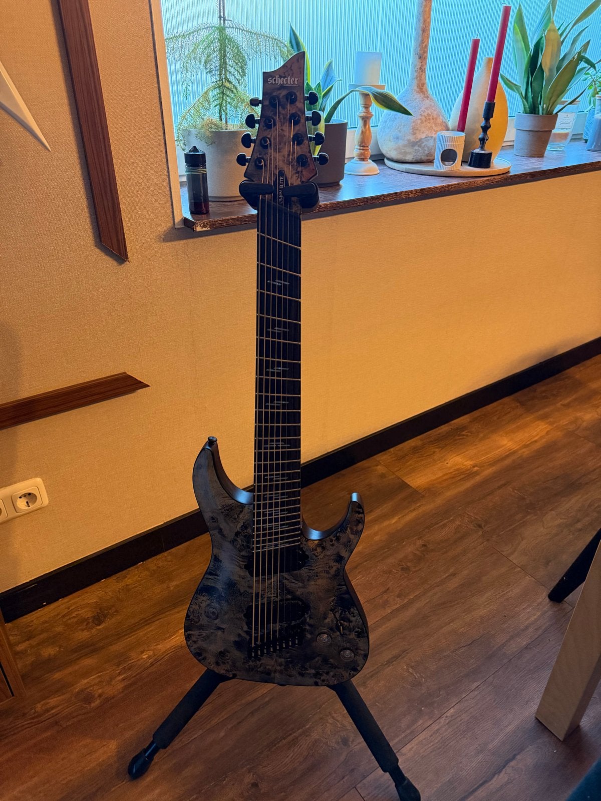 Schecter Omen Elite 8 Multiscale - Zo goed als nieuw, Ophalen, Zo goed als nieuw, Solid body, Overige merken