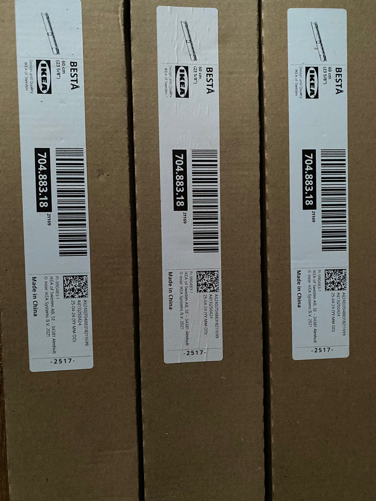 Besta wandrails, Ophalen, Nieuw, Minder dan 150 cm, Minder dan 100 cm