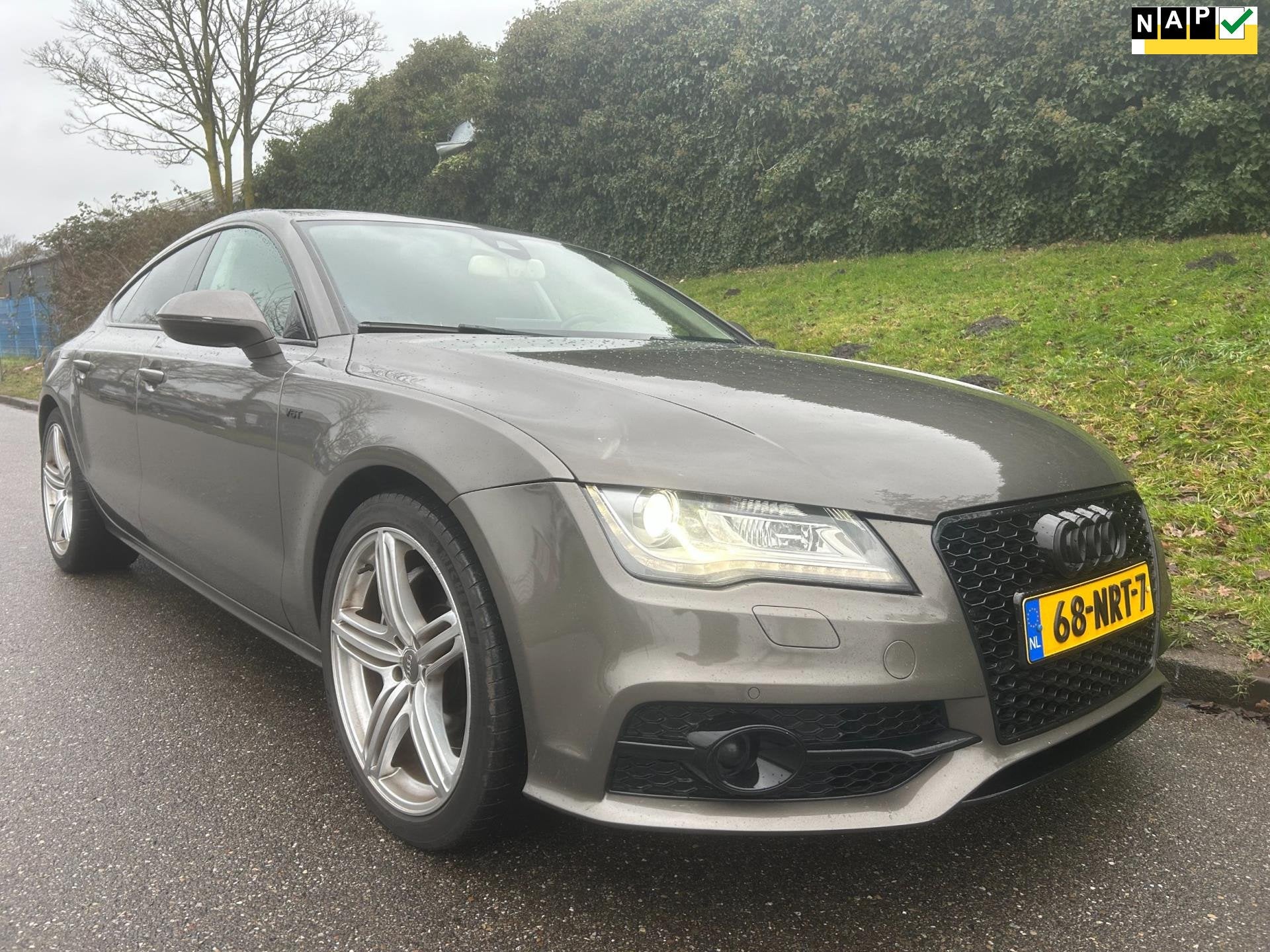 Audi A7 Sportback 3.0 TFSI quattro Pro Line plus - Uitstrali, Auto's, Euro 5, Automatische klimaatregeling, Gebruikt, Beige