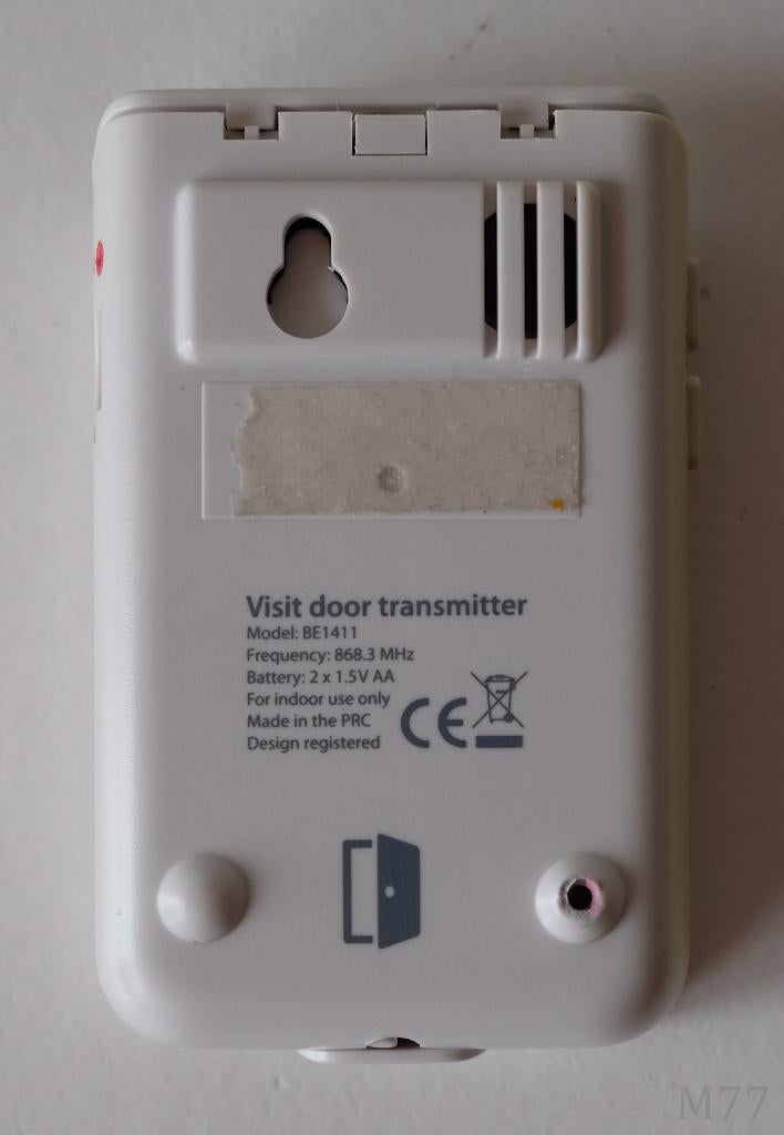 Bellman & Symfon BE1411 Visit Deurbel Zender, Ophalen of Verzenden, Compatibel met smartphone, Gebruikt, Draadloos