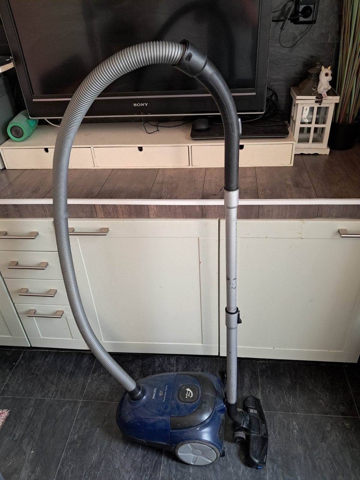 Philips Performer Active Stofzuiger met stofzakken, Inclusief accessoires, Gebruikt, Philips, Sledestofzuiger
