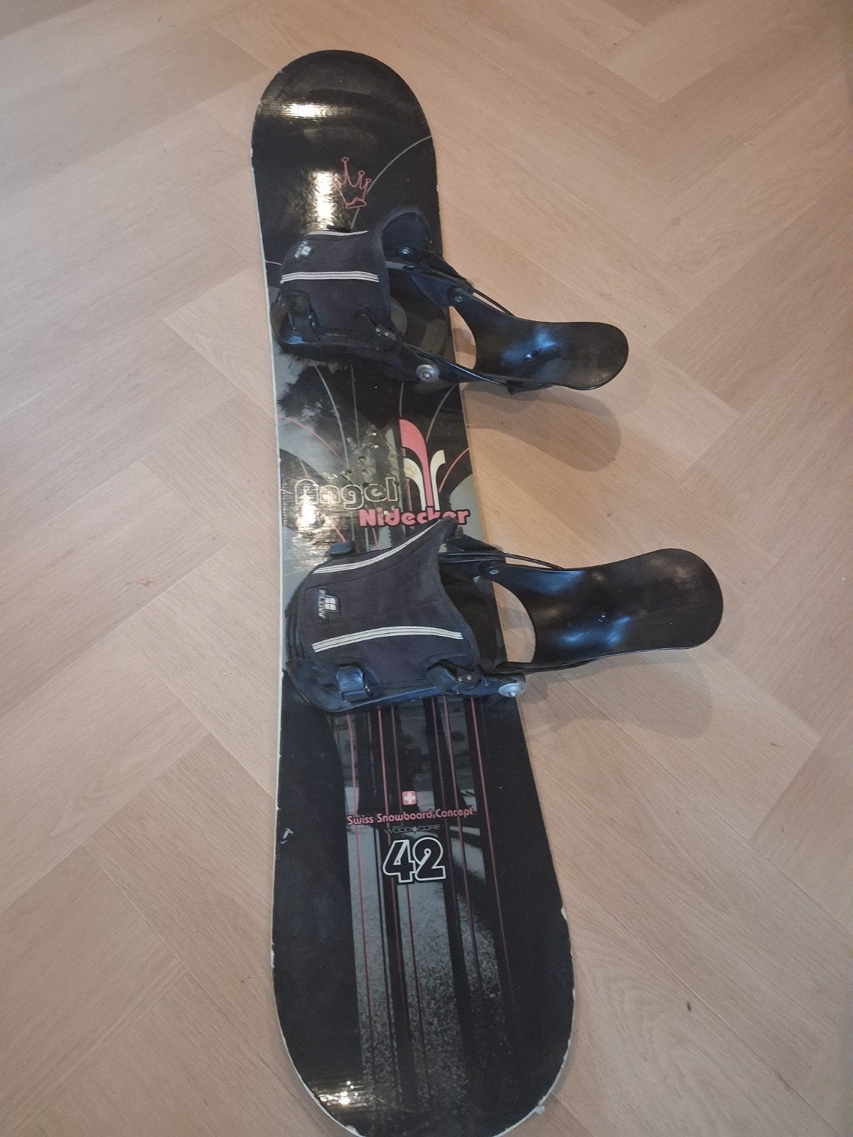 Nidecker Angel Snowboard met Flow bindingen, Ophalen, Gebruikt, Board