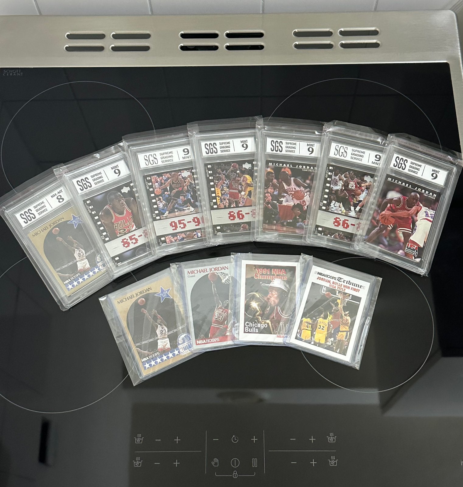 Michael Jordan, kaarten verzameling Vintage, Ophalen