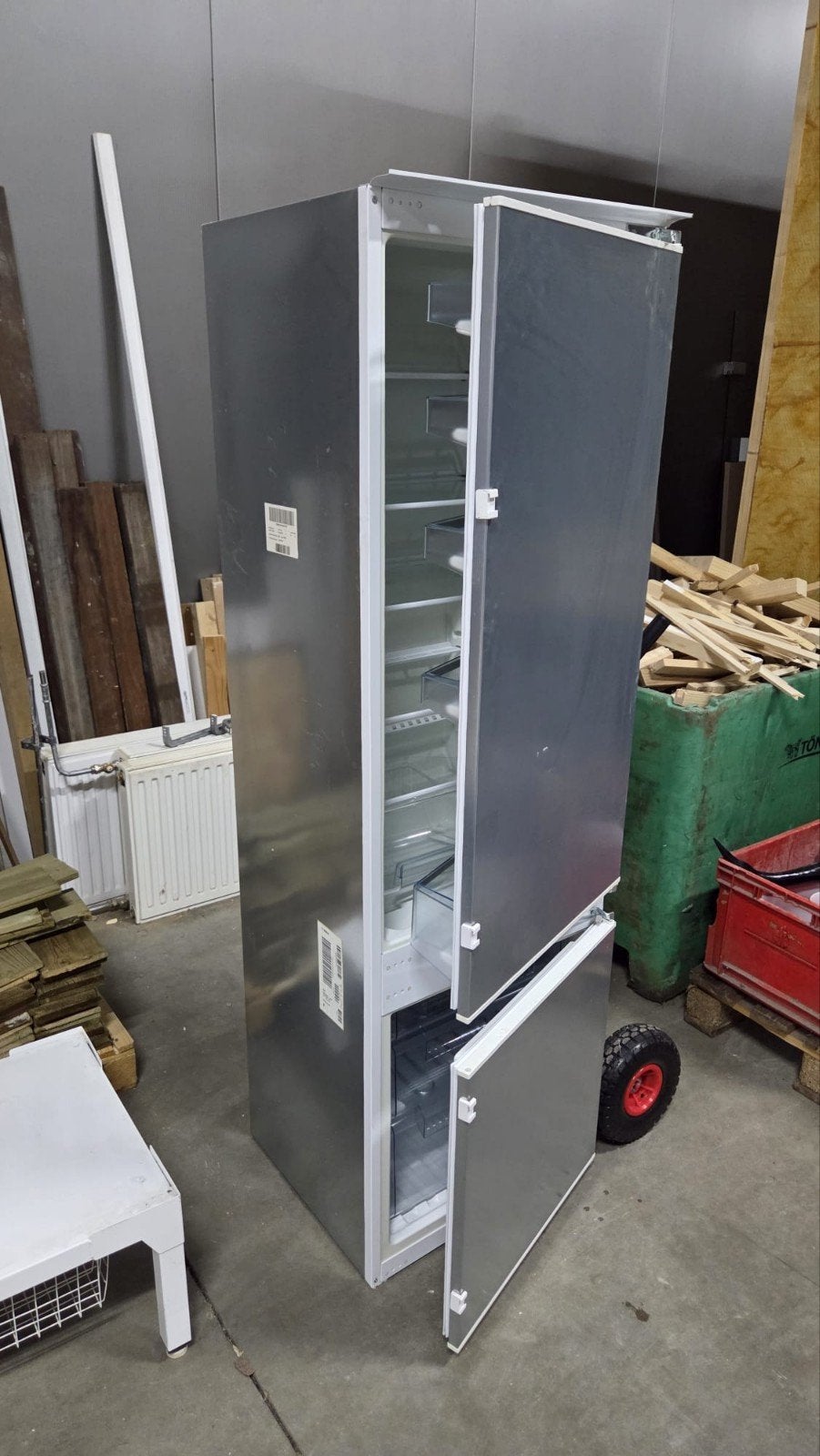 Bosch  Inbouw Koel-vriescombinatie, Witgoed en Apparatuur, Gebruikt, 200 liter of meer, 60 cm of meer, Met aparte vriezer