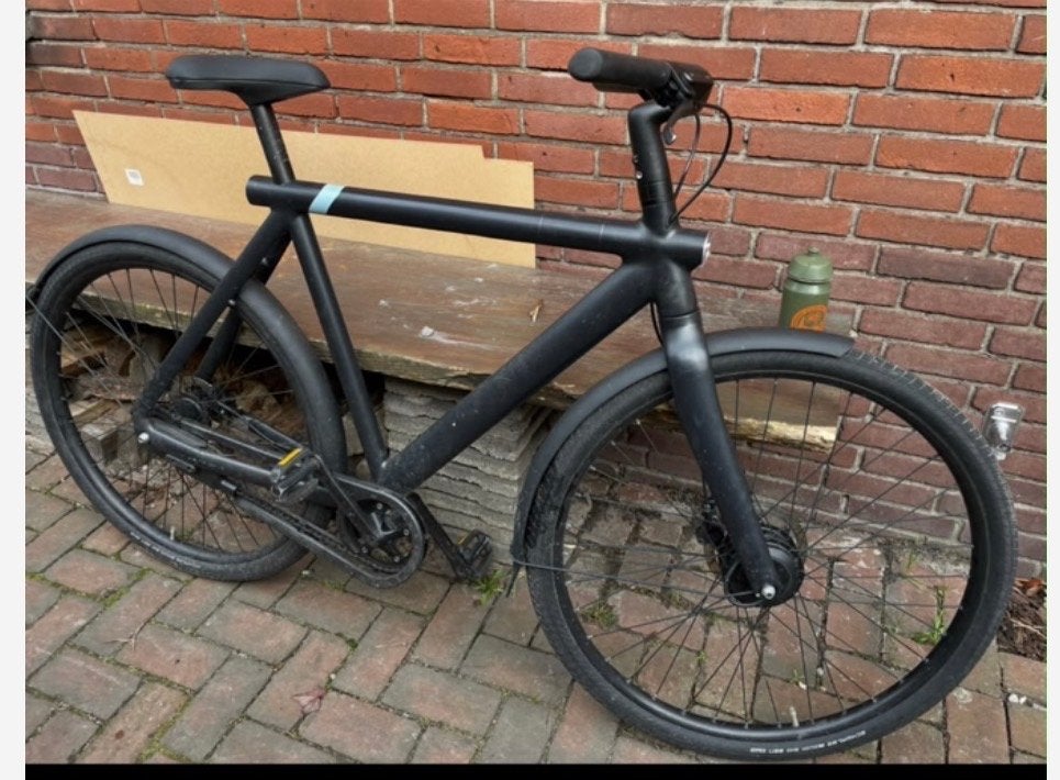 VanMoof S3 voor onderdelen/opknapper (zonder cartridge), Gebruikt, Versnellingen, 57 tot 61 cm, Schijfrem