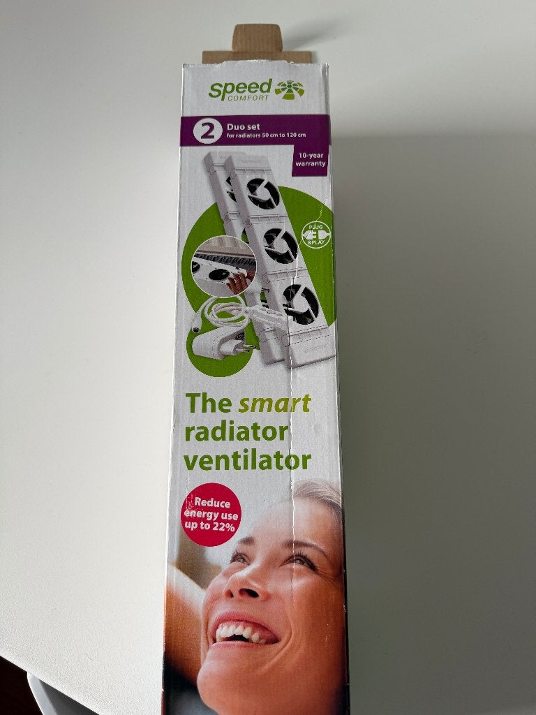 Duo set radiatorventilatoren van het merk Speed Comfort., Ophalen, Minder dan 30 cm, Radiator, Nieuw