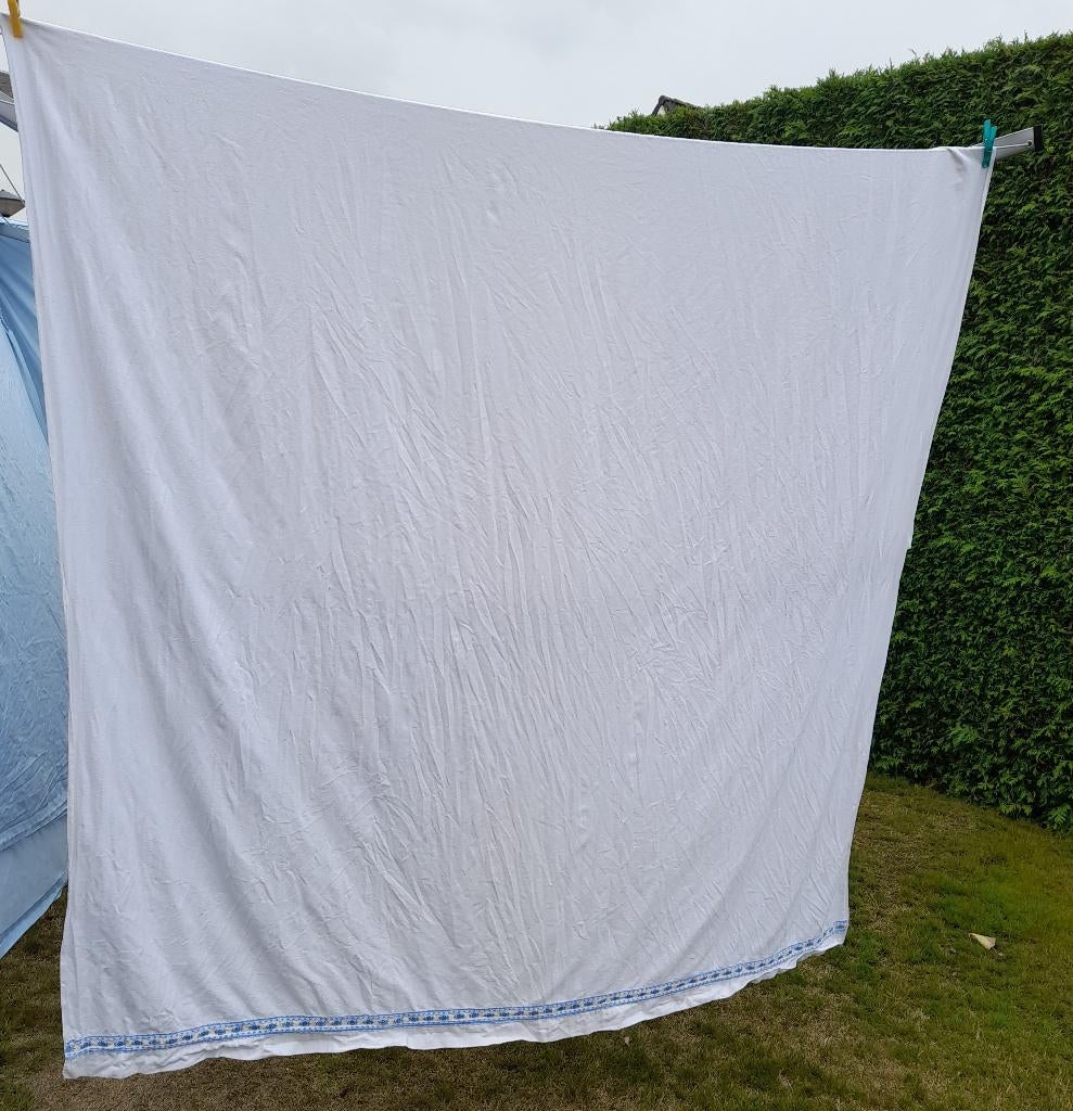KEURIG 1 PERSOONS LAKEN  FLANEL, Eenpersoons, Wit, Overige typen, Ophalen of Verzenden