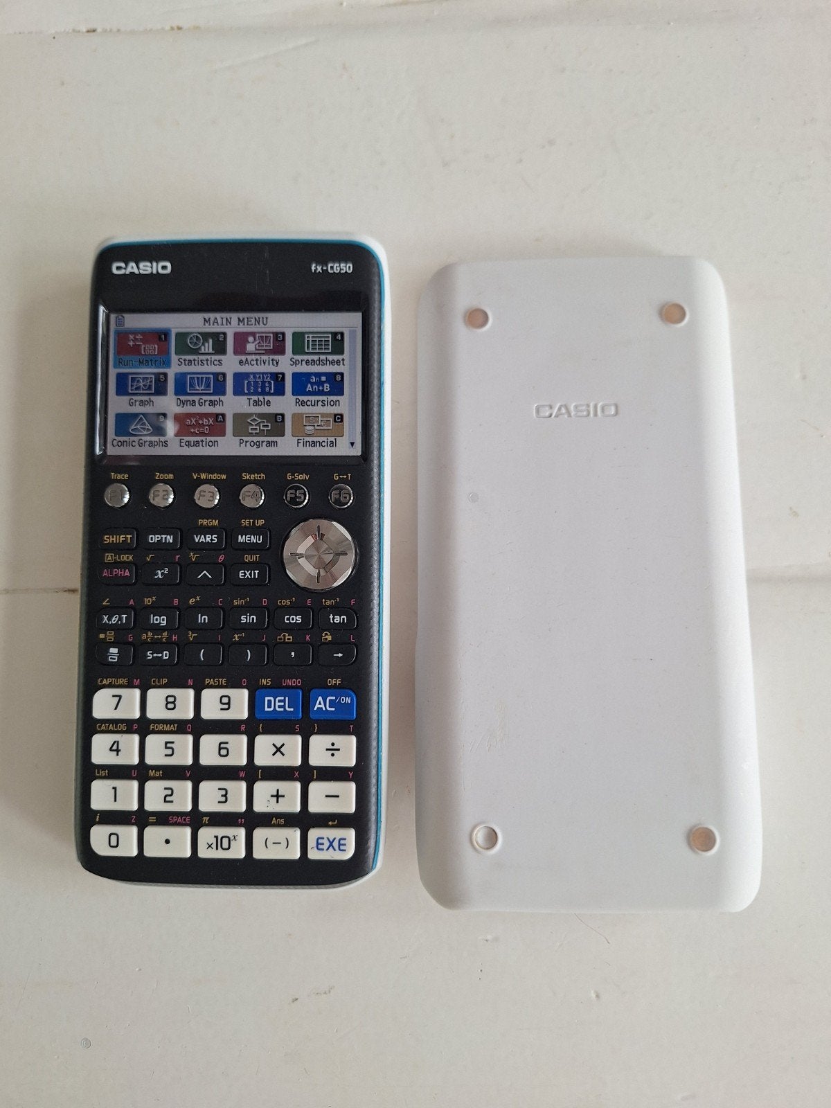 CASIO fx-CG50, Ophalen, Gebruikt