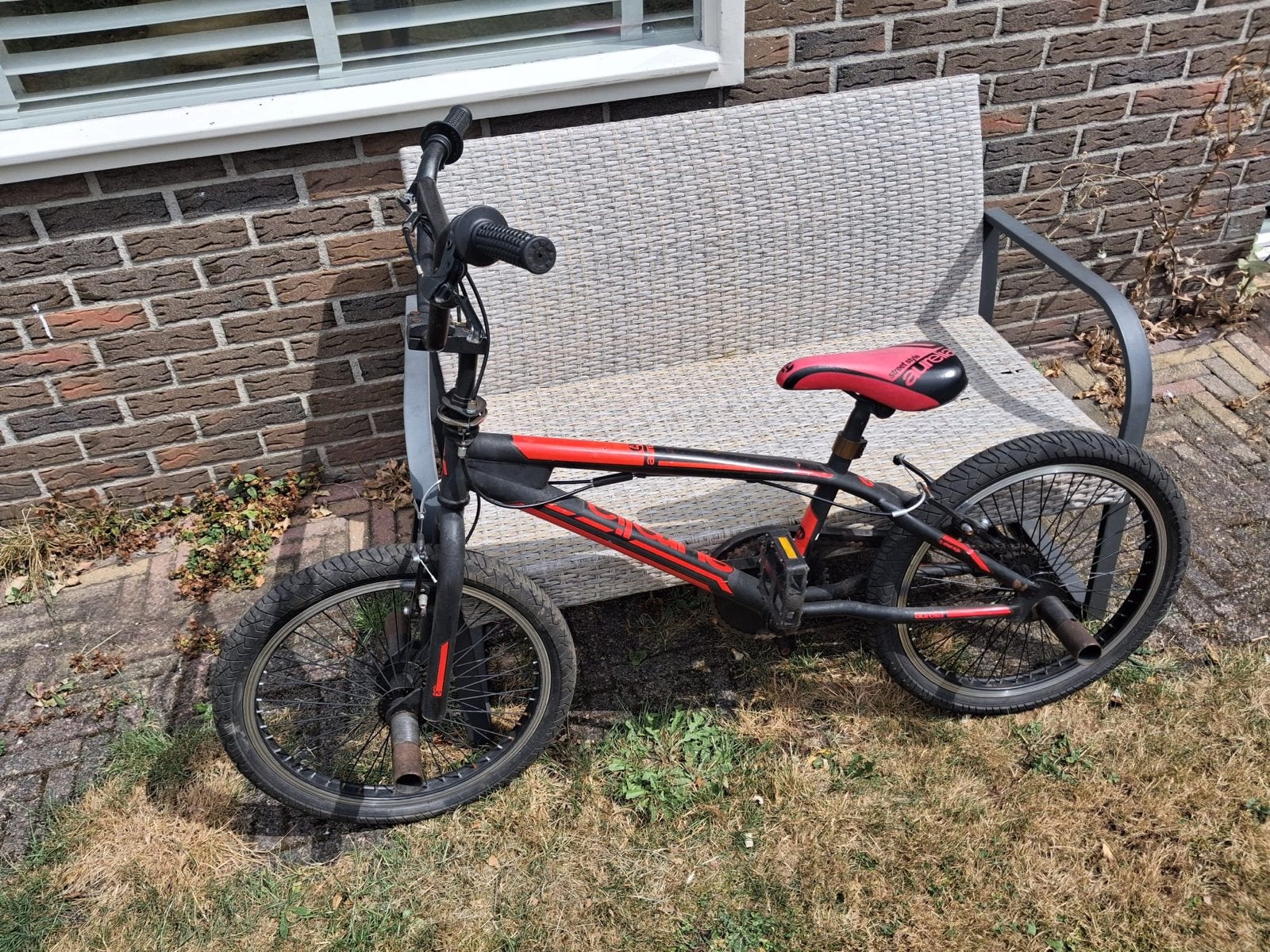 BMX fiets Aurelia Street Style - Gebruikt, 20 inch, Ophalen, Staal, Velgrem, Voetsteunen