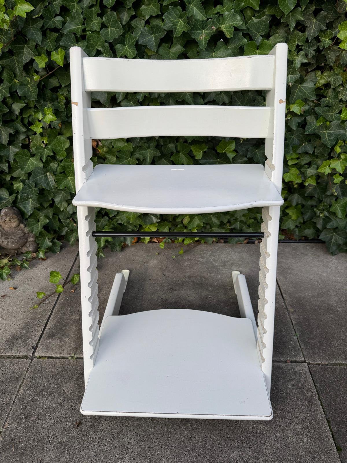 Stokke Tripp Trapp kinderstoel – wit, Ophalen, Gebruikt, Meegroeistoel