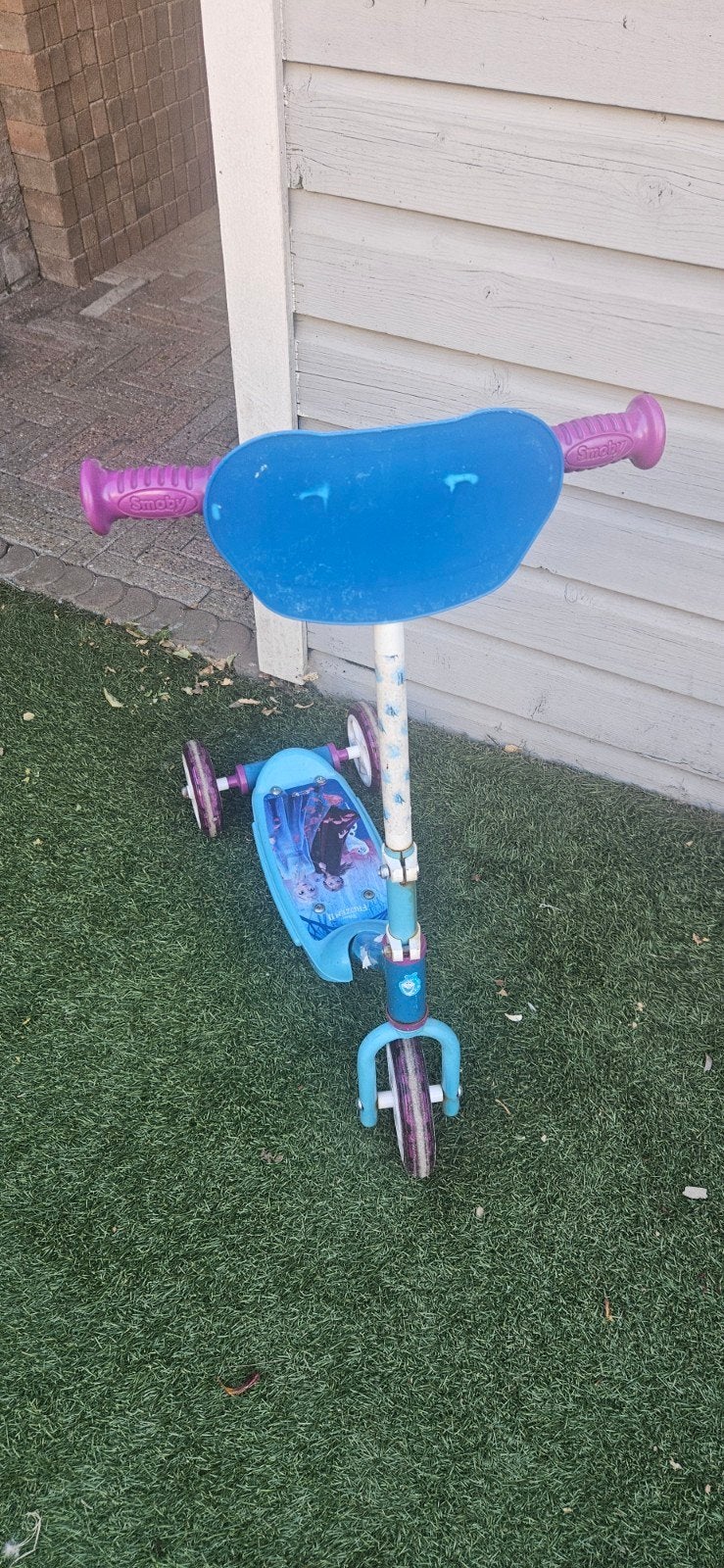 Frozen kinderstep met 3 wielen, Ophalen, Gebruikt, Gewone step, Frozen