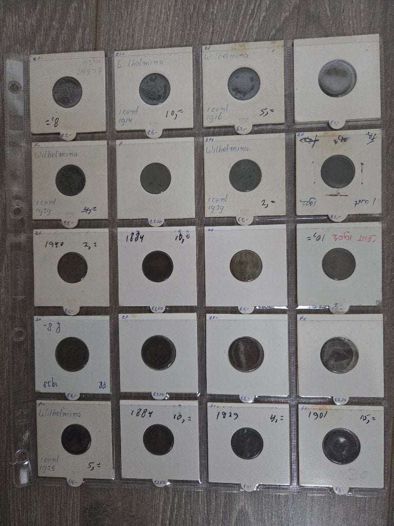 Munten, Ophalen of Verzenden, Koningin Wilhelmina, Overige waardes