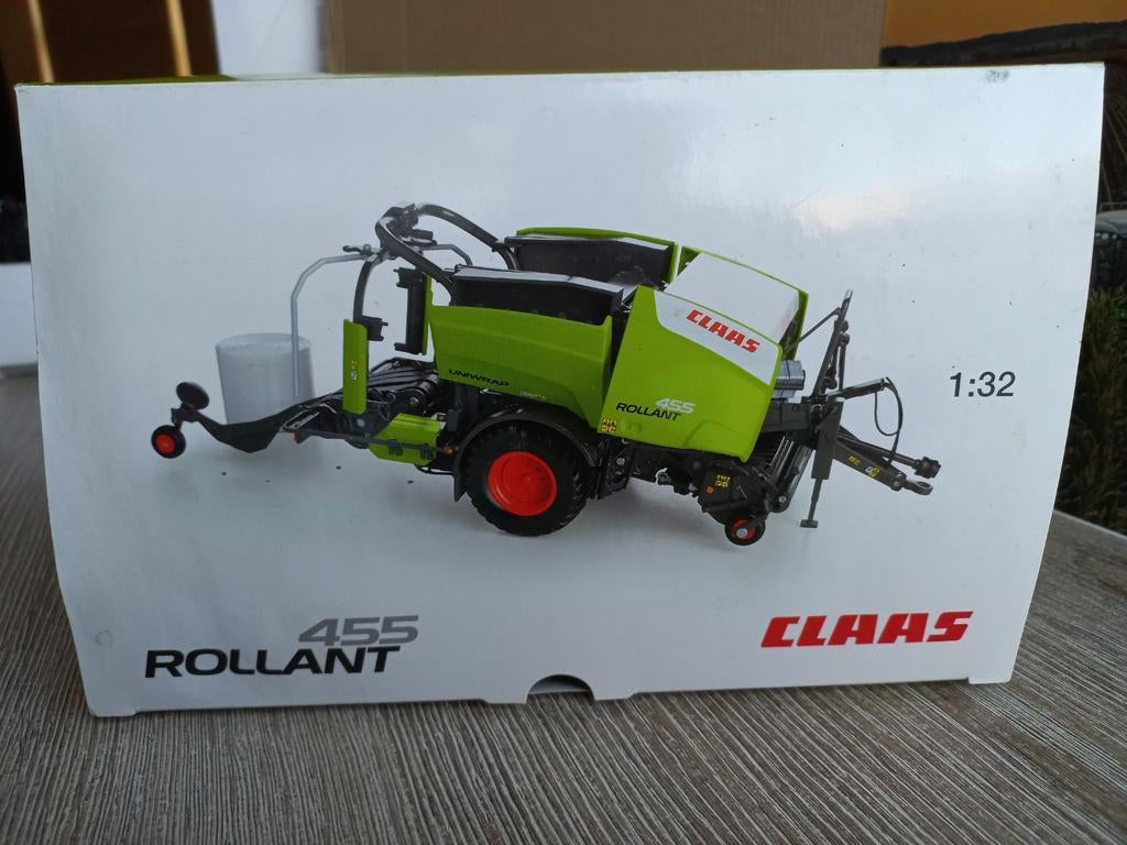 Claas Rollant 455 Uniwrap Wiking, Hobby en Vrije tijd, Modelauto's | 1:32, Nieuw, Tractor of Landbouw, Overige merken, Ophalen of Verzenden