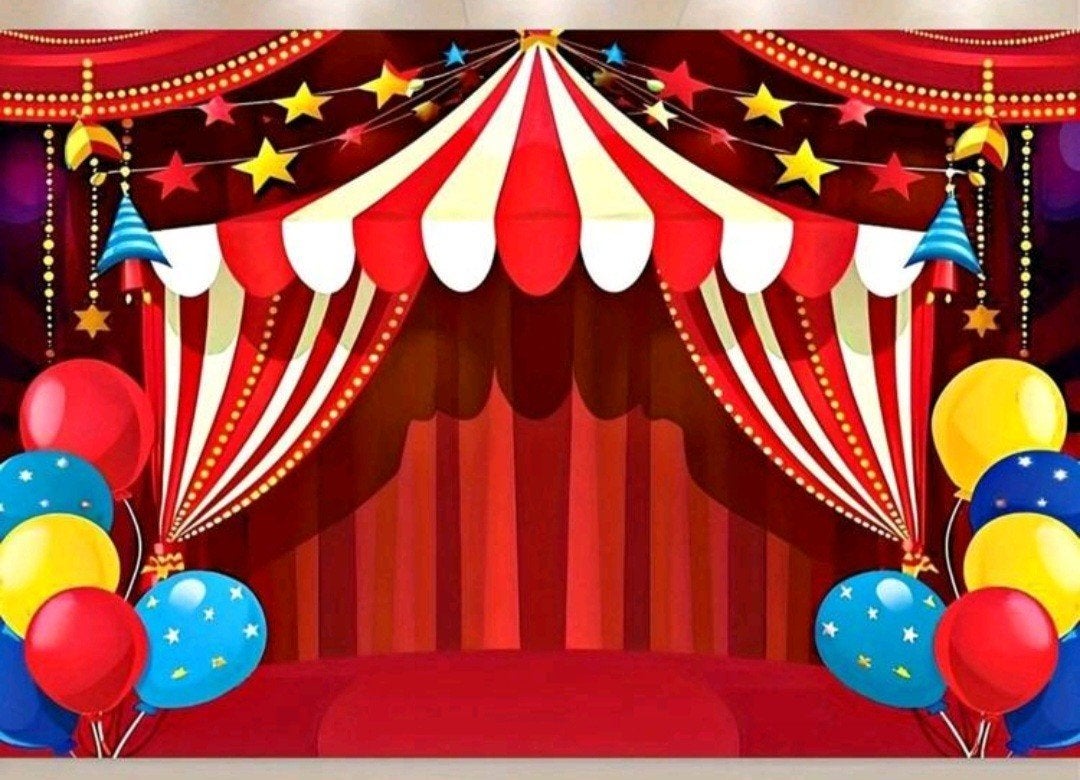 groot circus decordoek maarliefst vier meter breed, Verzamelen, Ophalen of Verzenden