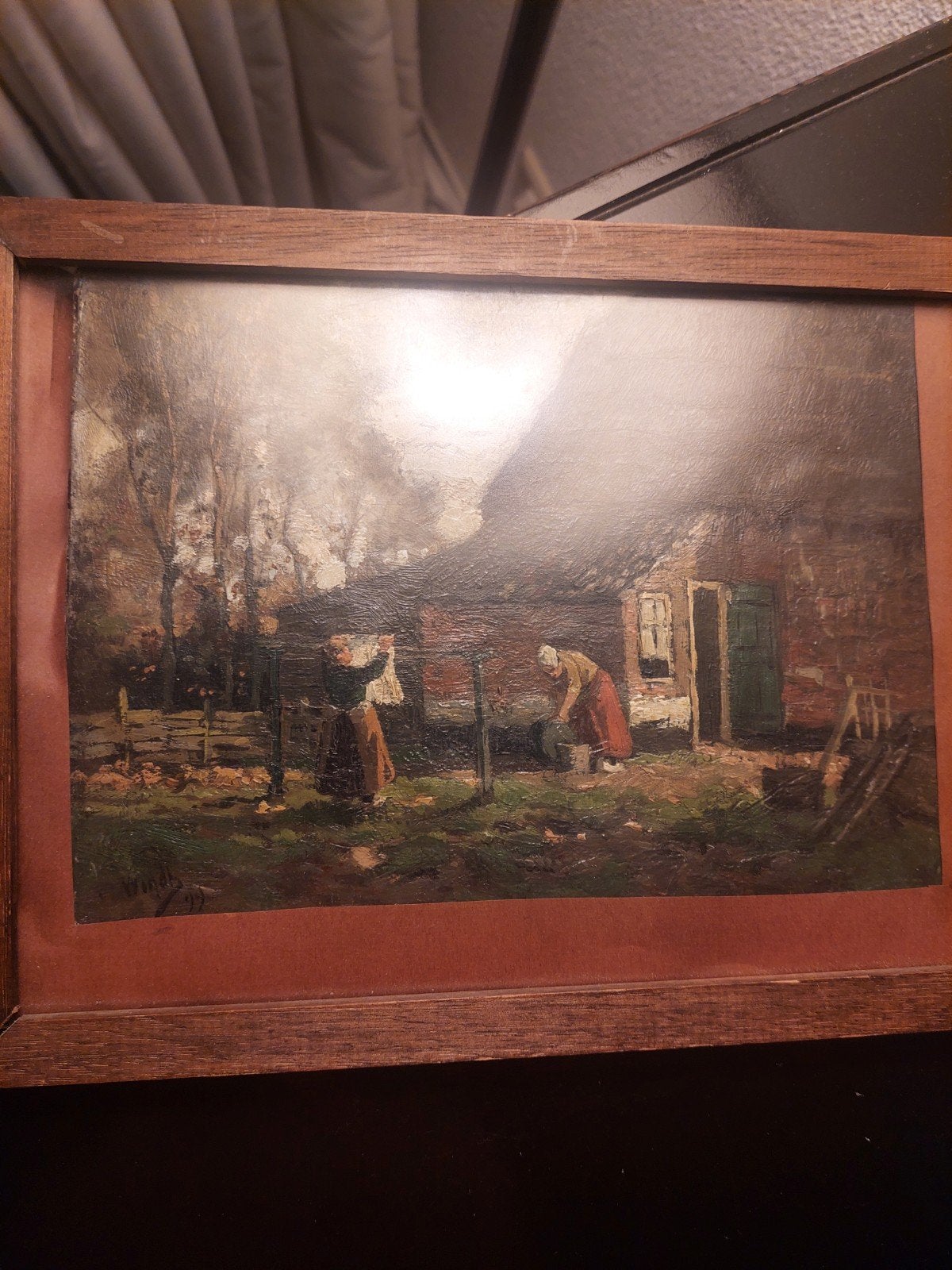 Schilderij olieverf Chris van der Windt, Ophalen of Verzenden