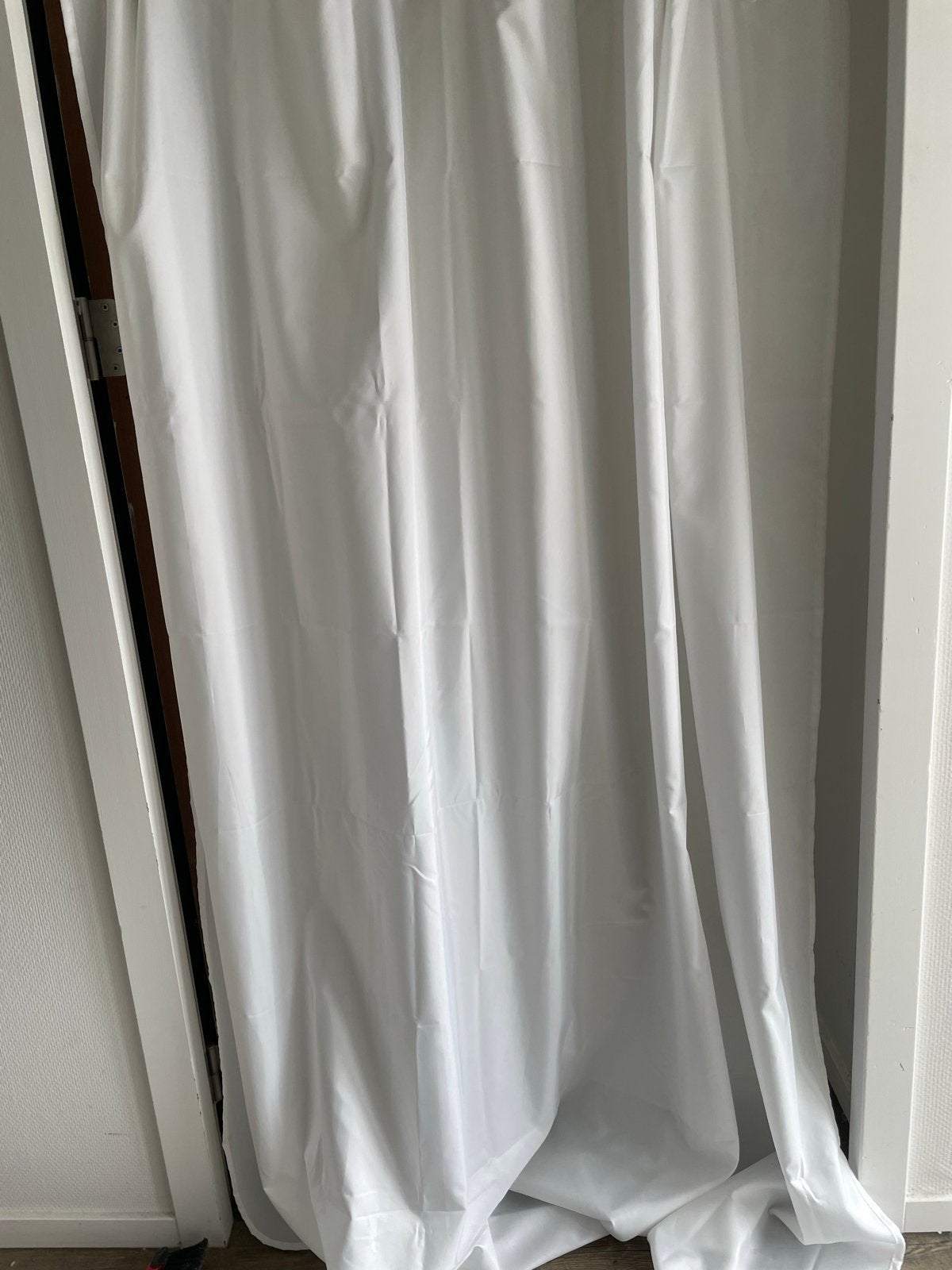 Schroefloze douchestang met nieuw Sealskin douchegordijn, Huis en Inrichting, Ophalen, Wit, Zo goed als nieuw, Douche-accessoire