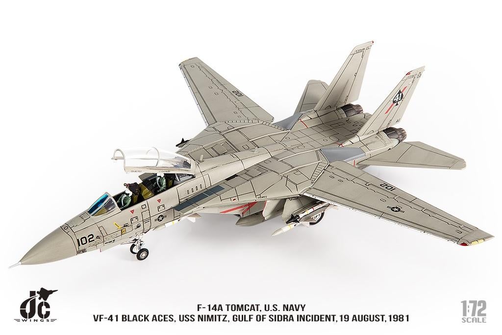Grumman F-14A Tomcat VF-41 Black Aces U.S. Navy JC Wings, Verzenden, Nieuw, Military-Models VJ Mendelssohnstraße 29 info@military-models-vj.de