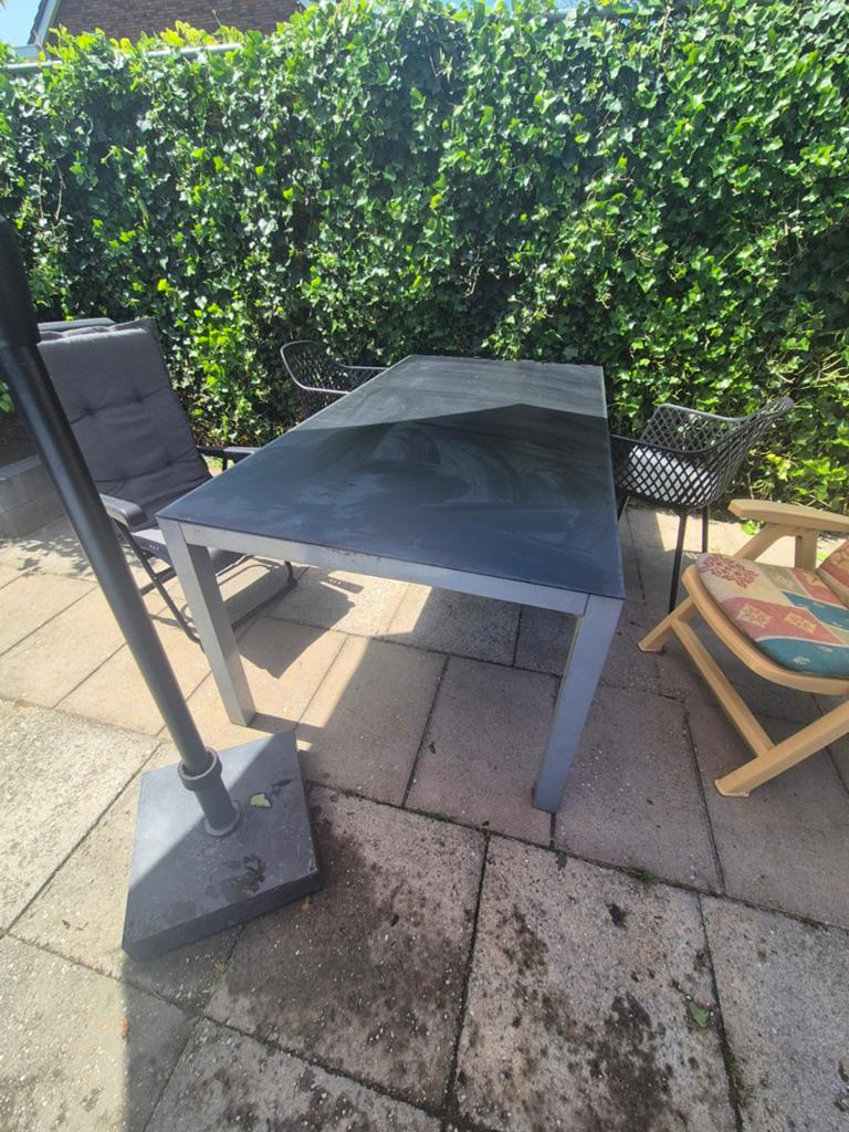 Gratis Buiten tafel, Ophalen of Verzenden, Minder dan 1 meter, Parasolvoet