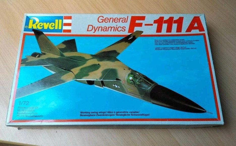 Revell General Dynamics F-111A, Hobby en Vrije tijd, 1:72 tot 1:144, Revell, Ophalen of Verzenden, Zo goed als nieuw