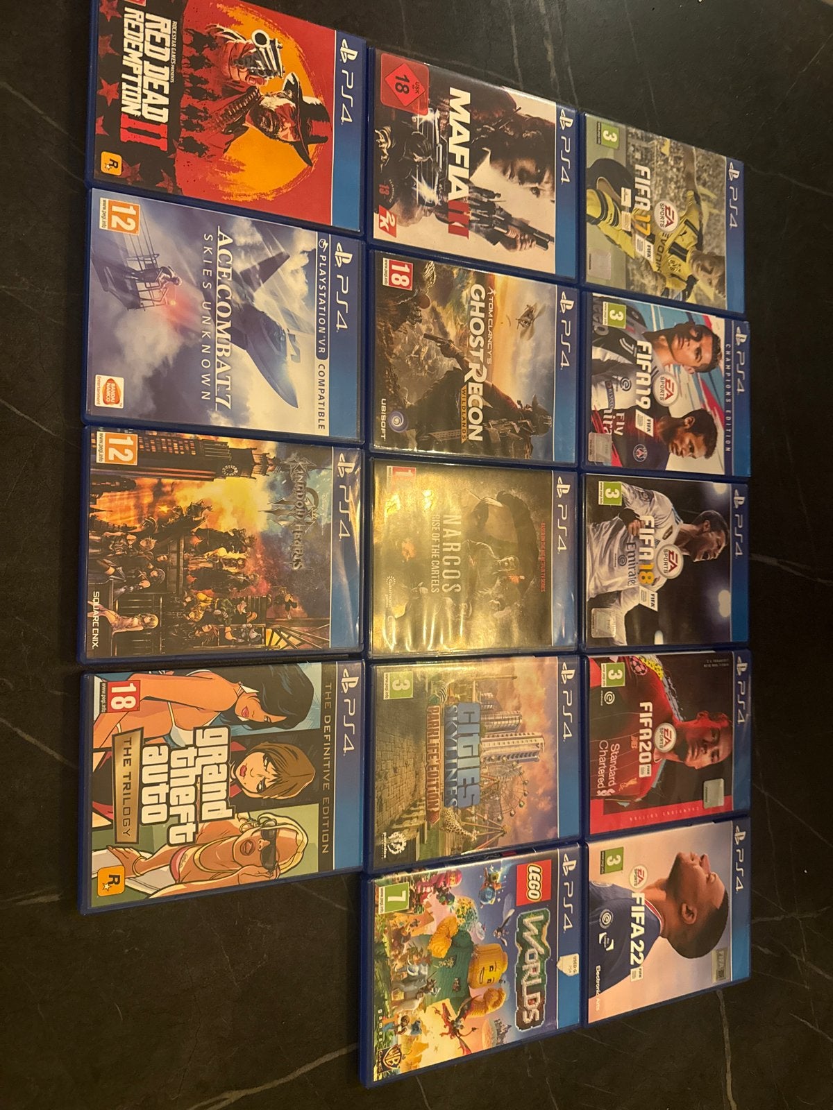 Diverse PS4 Games: Red Dead, FIFA, GTA, Mafia & meer!, Ophalen, Gebruikt, Overige genres, Vanaf 18 jaar