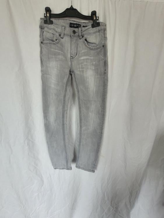 Grijze spijker broek mt 146/152 merk Street Rebel, Broek, ., Ophalen of Verzenden, Zo goed als nieuw